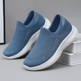 thumbnail image 5 of YLYL Women's Slip on Sneakers Breathable Lightweight Mesh Non Slip Casual Tennis Workout Walking Shoes, 5 of 8