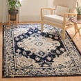 thumbnail image 3 of SAFAVIEH Area Rug 6'7"x9'2" - Monaco Collection - Traditional Design, Ivory & Navy, Ideal for Living Room, Bedroom, Dining Space, 3 of 10