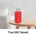 thumbnail image 2 of Altavoz Bluetooth MusiBaby inalámbrico resistente al agua rojo, 2 of 7