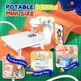 thumbnail image 4 of Mini Sewing Machine with 123 count Sewing Kit for Beginners, Dual Speed Portable Sewing Machine with Light and Finger Guard Suitable for Household, Travel, 4 of 6