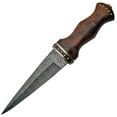 thumbnail image 1 of Sgian Dubh Fixed Blade Knife (7" Damascus), 1 of 2