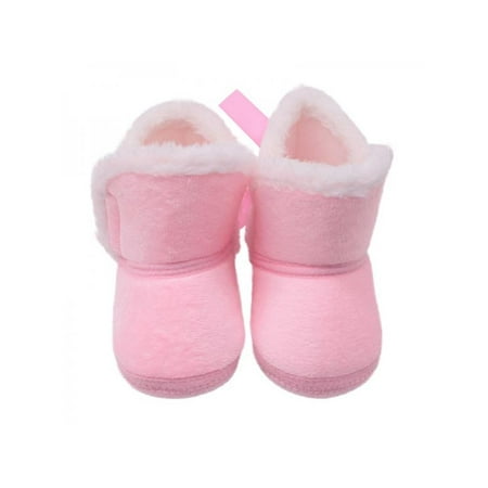 

OUMY Baby Boy Girl Warm Boots Soft Sole Crib Shoes 0-18M