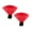 red, variant on DYNWAVECA Motorcycle Ski Helmet Pigtails Braids with Suction Cup for Motorcycle Used high reliability and high performance - red