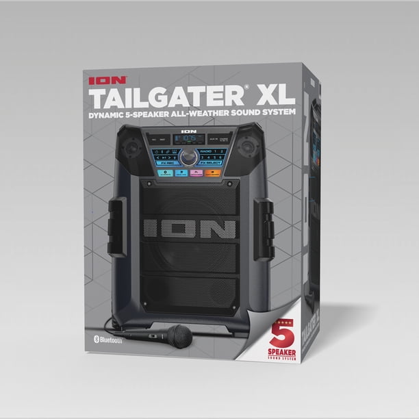 ION Audio Tailgater XL - Portable All-Weather Speaker with Premium