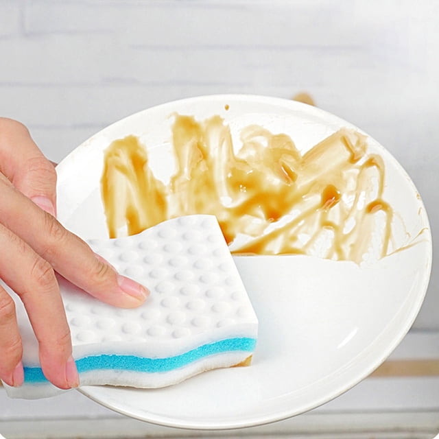 TIMIFIS Kitchen Mats Sponge Wipe High Density Dishwashing Seaweed Sponge Household Kitchen Cleaning Sponge Wipe Dishwashing Cloth Kitchen Gadgets