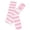 Pink, variant on Womens Foot Bottom Cat Socks High Tube Thigh Over Knee Stockings Black One Size