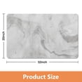 thumbnail image 2 of 20x32 inch Bath Rug Runner in Elegant Marble - Soft & Luxurious Microfiber Bathroom Mat, Non-Slip, Long Design, Perfect for Tub & Shower, Machine-Washable, 2 of 5