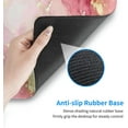 thumbnail image 6 of Pink Gold Marble Gaming Mouse Pad, Luxury Waterproof and Non-Slip Mousepad, Extended XL 31.5 x 11.8inches Desk Mat, 3mm Thick Rubber Base Desk Pad for Office Home, 6 of 7