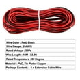 thumbnail image 2 of Extension Cable Wire Cord 2pin 26 AWG Parallel Wire 10M Length Red Black, 2 of 4