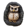 thumbnail image 1 of Resina búho árbol Hugger Zulema miniescultura, 1 of 5