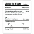 thumbnail image 5 of FLSNT 60W Equivalent LED Chandelier Light Bulbs, Dimmable, E12 Base, Clear B11 LED Filament Candelabra Bulbs, 2700K Soft White, 6 Pack, 5 of 10