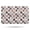 Pioneer Flower Floral-3, variant on Pioneer Flower Floral Print Pattern Bathroom Rugs Mat, Non Slip Microfiber Bathroom Rug with Rubber Backing, Soft Mats for Bathroom Floor Tub Shower, 24"x60"