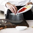 thumbnail image 2 of Sangdo Large Mortar and Pestle  Granite Stone Grinder for Spice Herb Guacamole, 4 Cup Capacity, 2 of 9