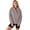 Khaki, variant on Trendy Queen Womens Oversized Sweatshirts with Snap Button Henley Collar | Soft Pullover Tops Fall Winter Clothes 2026 Cute Fashion Outfits,White 2XL