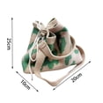 thumbnail image 3 of Dyegold Crochet Tote Bag Handmade Flower Mesh Knit Shoulder Bag with Detachable Tassel Boho Crossbody for Beach Shopping Travel Daily Use, 3 of 9