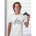 thumbnail image 2 of Console Controller T-Shirt Men -Image by Shutterstock, Male Large, 2 of 4