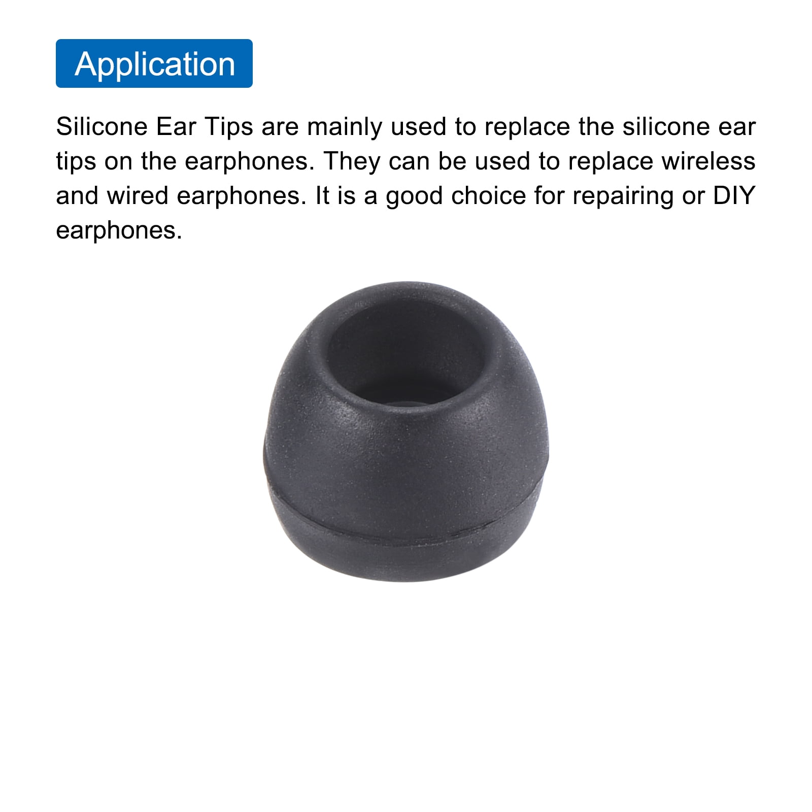 Accessoires écouteurs Intra WOOXDYUK 48 Bouchons D'Oreille Silicone - 3 Tailles S/M/L - Compatibles Écouteurs Intra-auriculaires Bouchon Oreille Silicone