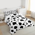 thumbnail image 3 of Feelyou Fashion Cow Print Twin Comforter Sets, Polkadots Circle Bedding Set, 2pcs, 3 of 8
