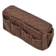 thumbnail image 3 of Couch Support à Distance, Rétro Mode Canapé Organisateurs d'Accoudoirs Exécution Fine Simple Poche Confortable Conception Étanche à la Poussière pour Téléphone Portable Café, Noir, Gris, 3 of 8
