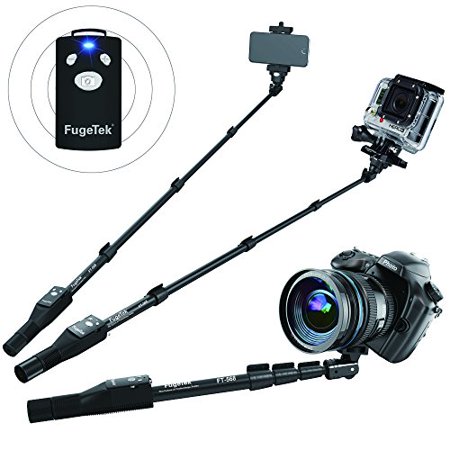 Fugetek FT-568 Professional Selfie Stick with Bluetooth Remote for Apple, Android, Gopro