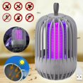 thumbnail image 4 of Modo de iluminación dual LED/UV, exterminador ecléctico mata insectos al contacto, casquillos de bombilla estándar, lámpara exterminador de mosquitos recargable de doble función exterminador, 4 of 5