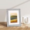 thumbnail image 5 of decorUhome 8x10 Picture Frames Set of 2, Display 5x7 Pictures with Mat or 8x10 without Mat, Wall and Tabletop Display Photo Frames, Silver, 5 of 9