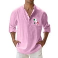 thumbnail image 2 of Shirt Top down Graphic T Shirt Men Mesh Sleeve Shirt Microfiber Tee Shirts for Men Printed Sleeve Long Sleeve Lightweight Shirt Men Mens Short Sleeve Crotch Shirt Button down Romper Button Romper Men', 2 of 3