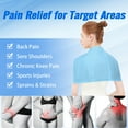 thumbnail image 2 of Ktinnead Oversized 21"x13" Large Ice Pack with Straps,Reusable Cold Pack with Soft Flannel Cover for Back Pain Relief, Cold Pads for Hip,Back,Blue, 2 of 8