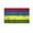 3x5 ft Nylon Flag, variant on AGAS Mauritius Flag 4x6 inch - 11" Plastic Pole 100% Polyester Stitched Edges Mauritian National Mini Flag on a Stick