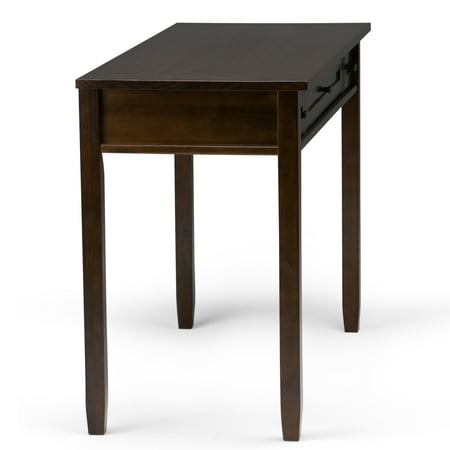 Simpli Home - Warm Shaker SOLID WOOD Transitional 48 inch Wide Writing Office Desk in - Tobacco Brown