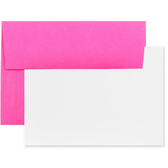 JAM Paper Stationery Set, 4Bar A1 Size, 25/Pack, Fuchsia Pink