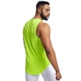 thumbnail image 5 of FJUCHAI Men's Vest Tops Sleeveless Dry Fit Athletic Tee Sports Casual loose Breathable Vest M-3XL, 5 of 9