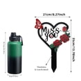thumbnail image 6 of Outdoor Yard Decorations Metal Garden Decor Dad Memorial Grave Marker, Cemetery Flowers for Grave, 6 of 7