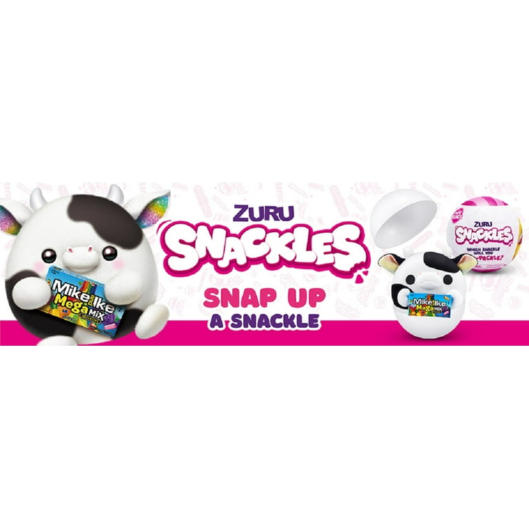 Snackles Small Sized 5.5 inch Snackle Plush by ZURU (Random Surprise),  Cuddly Squishy Comfort 5.5 inch Plush with License Snack Brand Accessory