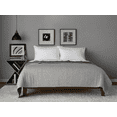 thumbnail image 6 of Mainstays Cotton-Rich T-Shirt Soft Jersey Quilt, Queen/Full, Reversible,Gray, 6 of 8