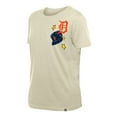 thumbnail image 2 of Women's New Era  Cream Detroit Tigers Stars & Cap T-Shirt, 2 of 5