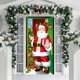 thumbnail image 2 of Decoración navideña para exteriores, foto de Papá Noel y perro, tela colgante de fondo, decoración de Navidad para el hogar, Año Nuevo, 2024, 2 of 4