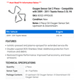 thumbnail image 2 of Oxygen Sensor Set 2 Piece - Compatible with 2009 - 2011 Toyota Venza 3.5L V6 2010, 2 of 2