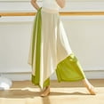 thumbnail image 5 of Yuanlong Womens Pants Elegant Casual Double Layered Tie Wide Legged Long Pants For Gymnastics Training Flowy Dance Pants, 5 of 8