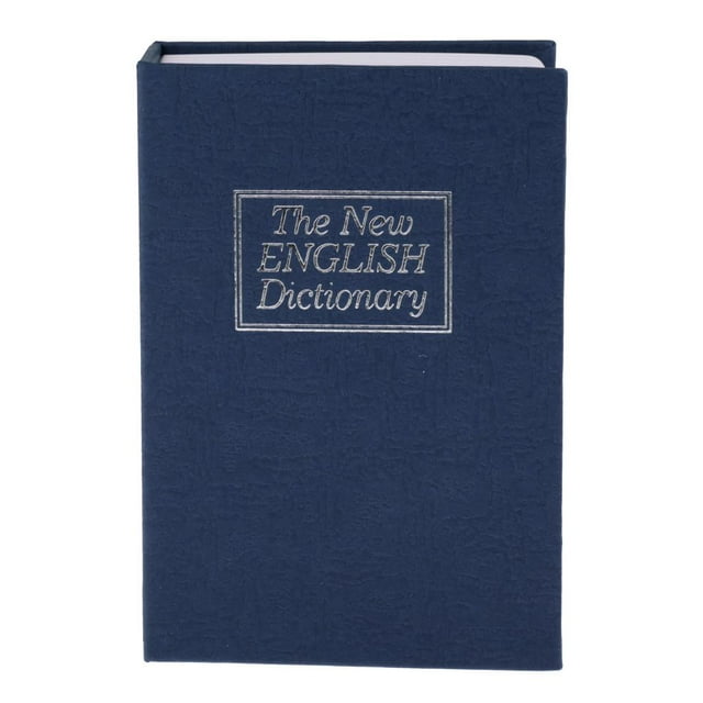 segolike Home Security Dictionary Diversion Book Safe with Key Lock - Full Size, Blue