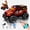 Red, variant on Ourlife Amphibious Snake RC Car with Water Spray, 1:14 Remote Control Vehicle for Kids, All Terrain 360° Rotating Toy with Lights and Music Black
