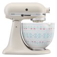 thumbnail image 3 of KitchenAid® 5 Quart Patterned Ceramic Bowl - Holiday sweater cross stitch, 3 of 3