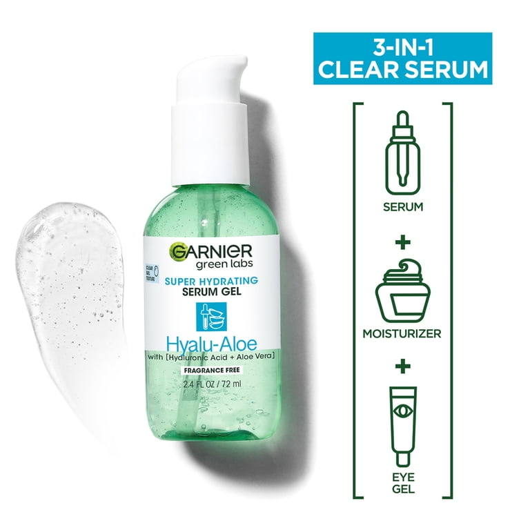 Garnier Green Labs Hyalu-Aloe Hyaluronic Acid Hydrating Serum Gel, 2.4 fl.  oz.