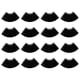 thumbnail image 1 of 16 protectores de patas de mesa de hierro en forma de U para sillas de hierro, tapones de goma., 1 of 5