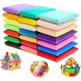 thumbnail image 1 of Set de Arcilla para Modelar que Seca al Aire con 24 Colores OJYUDD, 1 of 7