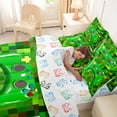thumbnail image 5 of Erosebridal 3D Gaming Geometric 7-Piece Twin Bedding Sets For Kids Gamer,Pixelated Miners Gamer Bedding Comforter Set For Boys,Reversible, 5 of 7