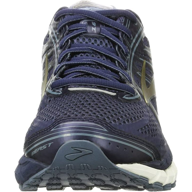 Brooks Men s Beast 16 Running Shoe Navy Gold 8.5 4E XW US