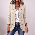 thumbnail image 6 of Szhihuiw Women's Cardigan Sweaters Fall Business Casual Tops Lightweight Long Sleeve Button Up Cardigans Fashion Sweaters for Women Trendy, 6 of 9