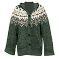 thumbnail image 4 of Womens Cardigan Cozy Knitted Hooded With Pockets Casual Style Sweater Jacket Outfits Clothes, 4 of 4