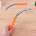 thumbnail image 4 of 4pcs Stainless Steel Serration Sickle Agricultural Gardening Crooked Sickle Plastic Handle Sharp Reaping Hook, 4 of 8